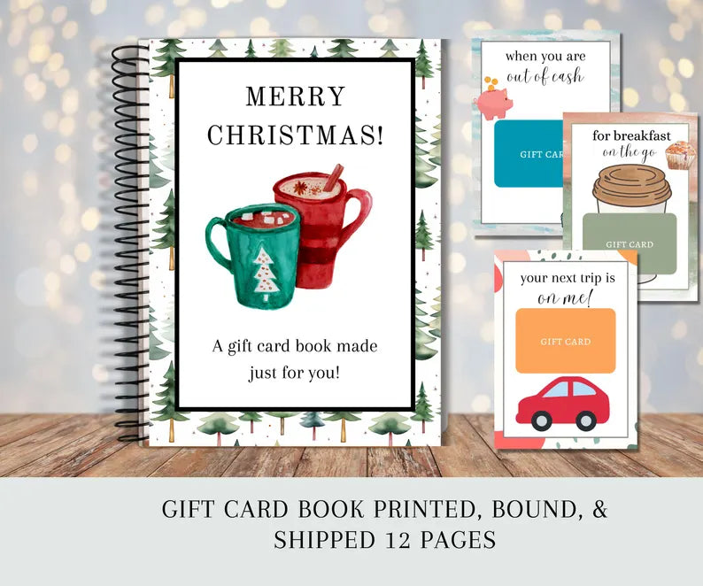 Christmas Gift Card Book 🎁Surprises On Every Page📚Hardcover & Durability