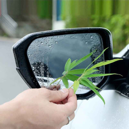 [4 PCS]Car Rear View Mirror Waterproof Film