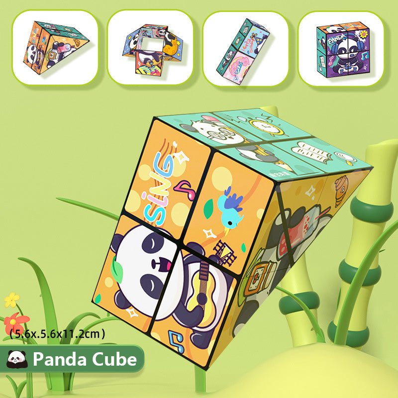 Folding Infinity Magic Cube – Educational Fidget Toy for Kids