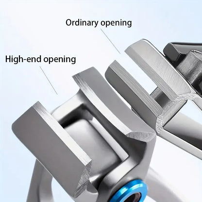 Premium Stainless Steel Nail Clippers - Sharp, Precise Edge for Fingernails & Toenails