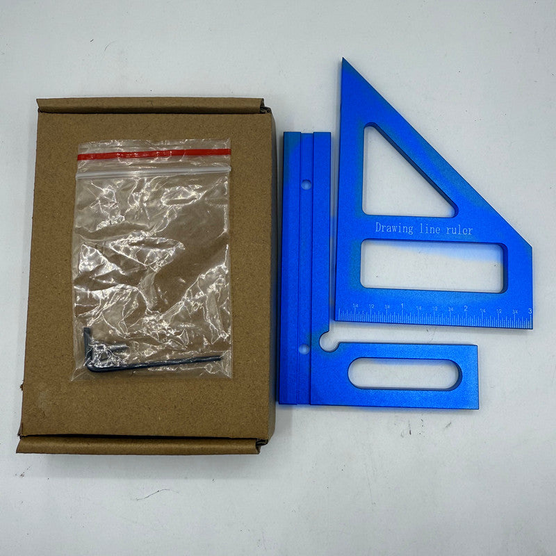 🔧📏Precision Carpenter Square Hole Scribing Ruler