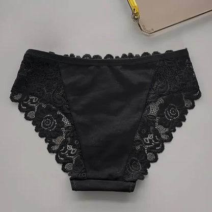 4pcs Women'S Floral Lace Underwear