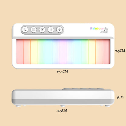 Multifunctional Electronic Keyboard Pocket Instrument with Rainbow Lights