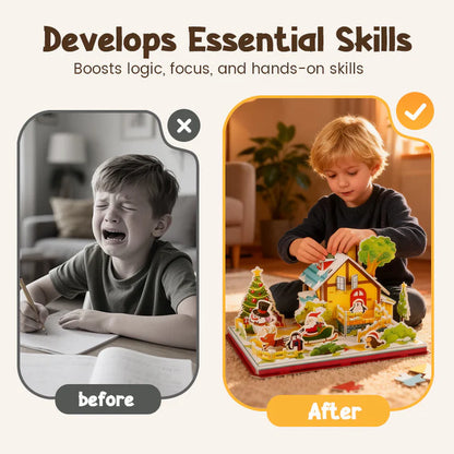 3D DIY Christmas Puzzle Kit