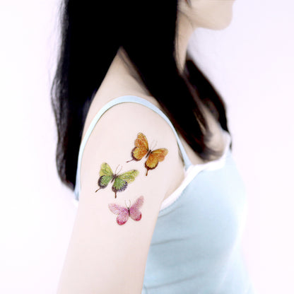Cartoon Glitter Tattoo Stickers