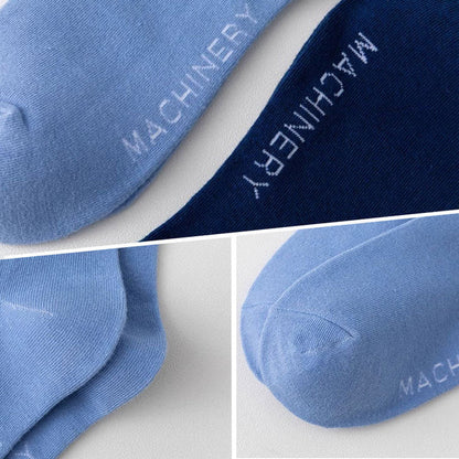 Letter Blocking Mid-Calf Socks