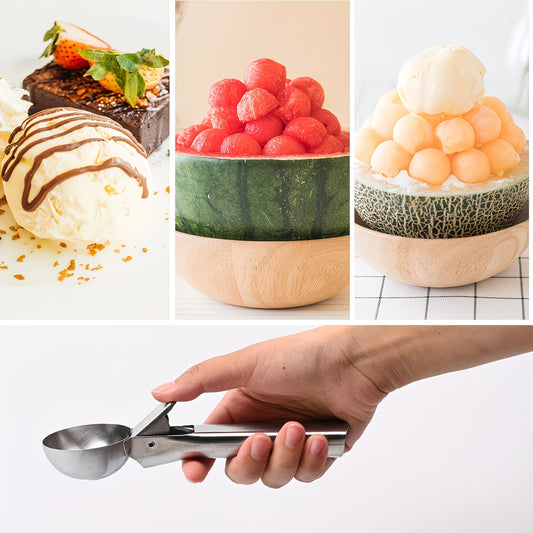 Stainless steel ice cream scoop, fruit scooping tool
