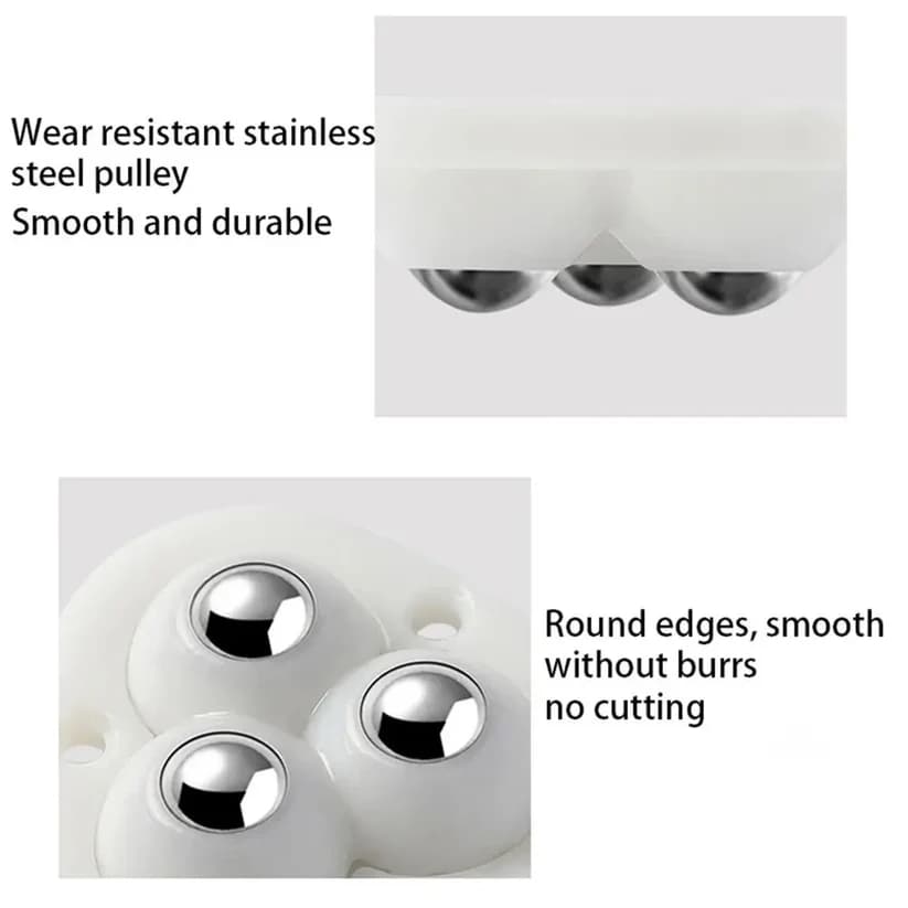 Mini Swivel Wheels – 360° Silent Rotation, Heavy Duty