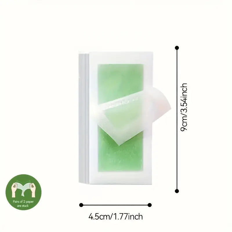 Tear-Off Hair Removal Wax Strips-Upper Lip/Eyebrow/Chin/Finger Hair Removal