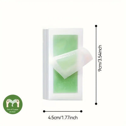 Tear-Off Hair Removal Wax Strips-Upper Lip/Eyebrow/Chin/Finger Hair Removal