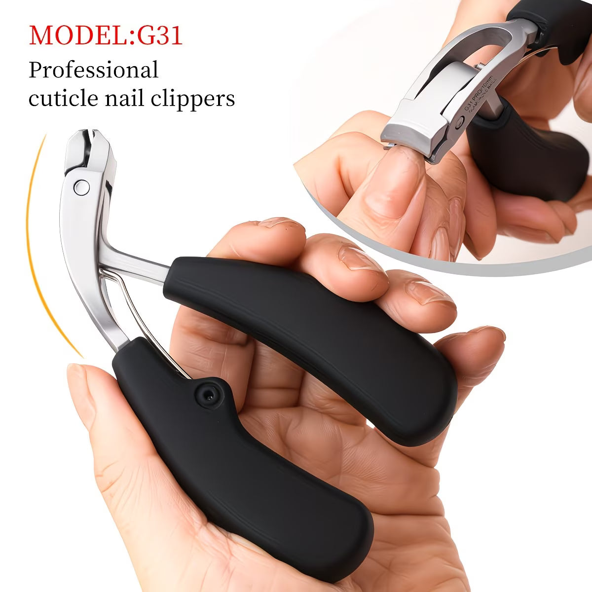 Stainless Steel Curved Anti-Splash Nail Clipper