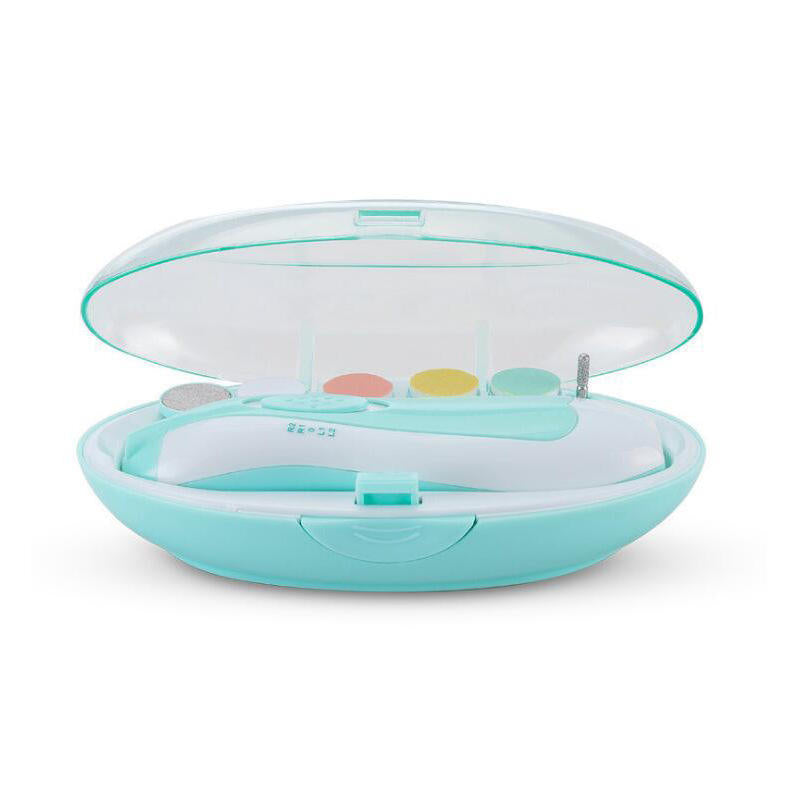 Premium LED Baby Nail Trimmer Set– Safe & Quiet Electric File with Light