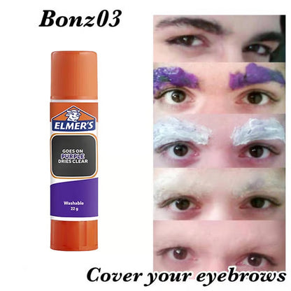 Washable Eyebrow Glue Stick – Safe, Non-Toxic & Washes Off Easily
