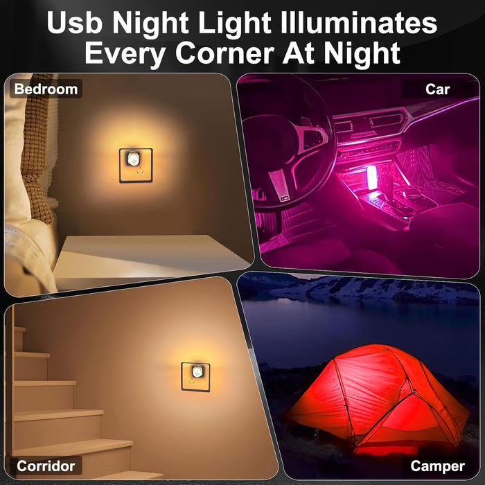 Car USB Night Light Bulb
