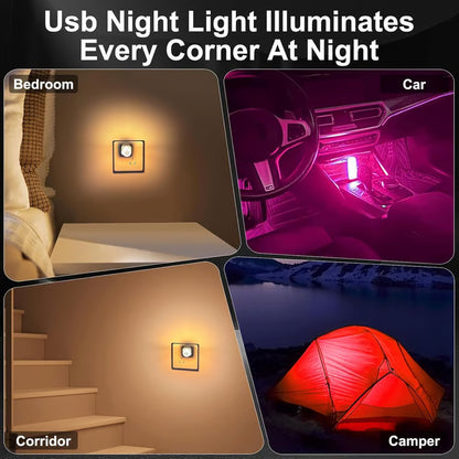Car USB Night Light Bulb