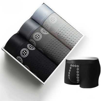 Milk Silk Comfortable Breathable Vitality Mid-waist Boxer Briefs