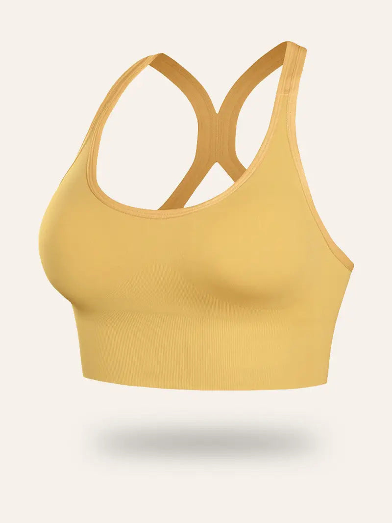 Plus Size Women's Wire-Free Bra with Removable Pads