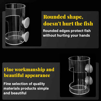 Self-Suspending Aquarium Feeder
