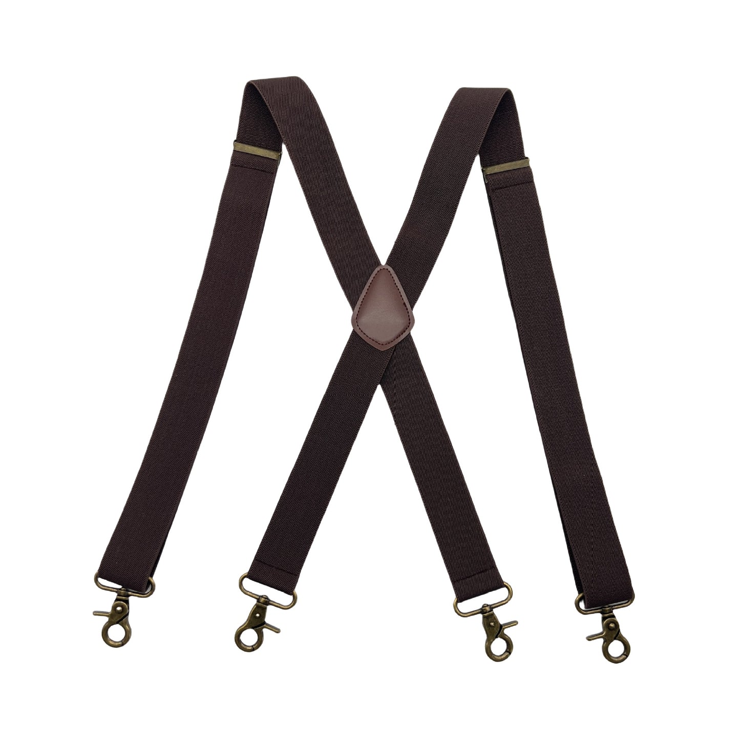 High Quality--Adjustable X-Type Unisex Four-Clip Suspenders