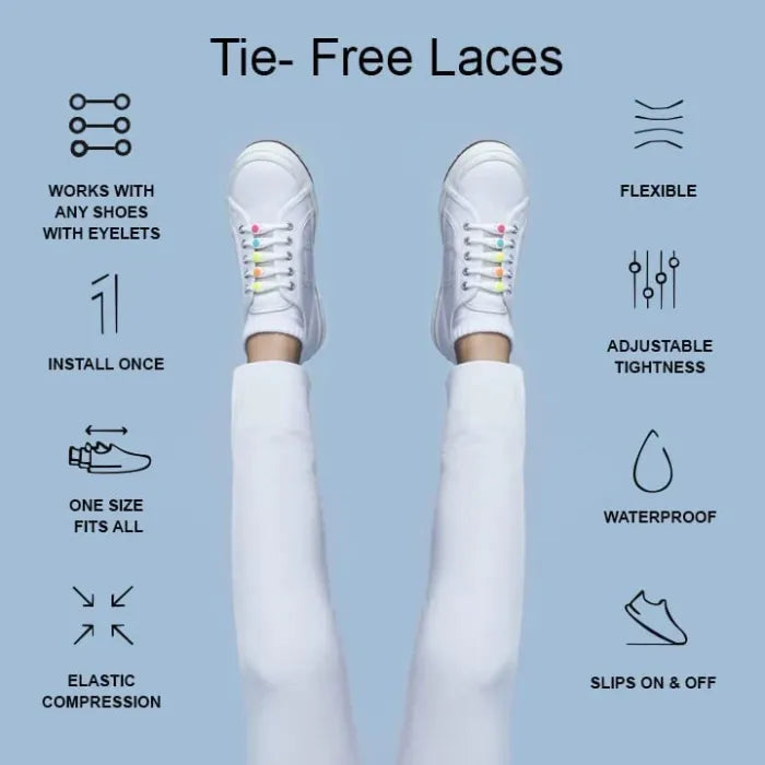 Super Elastic Lazy No-Tie Silicone Shoe Lace Clip