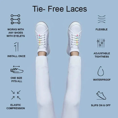 Super Elastic Lazy No-Tie Silicone Shoe Lace Clip