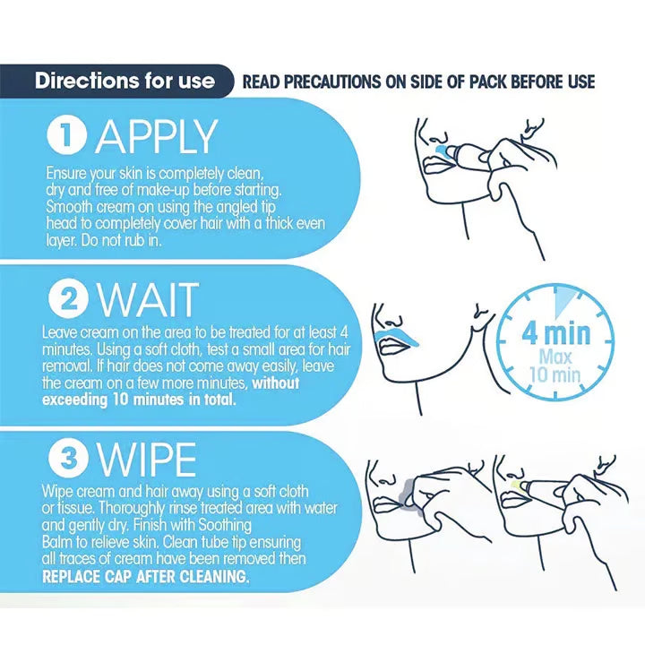 Facial Peach Fuzz Hair Removal Cream