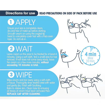Facial Peach Fuzz Hair Removal Cream