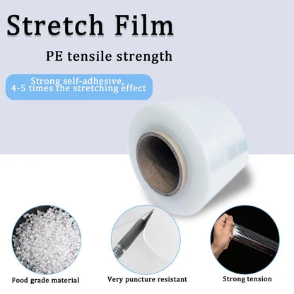 Stretchable Shrink Film / Sealing Film for Bottles, Jars, and Cans
