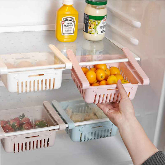 Expandable Fridge Box – Adjustable Width, Neat Storage