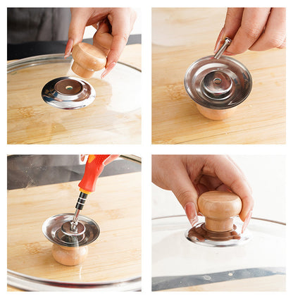 2-Pack Anti-Scald Lid Handle – Replacement Knob for Pots & Pans