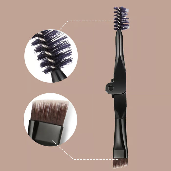 Dual-Color Cushion Eyebrow Pen & Eyeliner Gel - Waterproof & Sweatproof