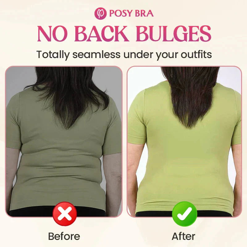 Comfortable Front-Clasp Bra with Slim Closure