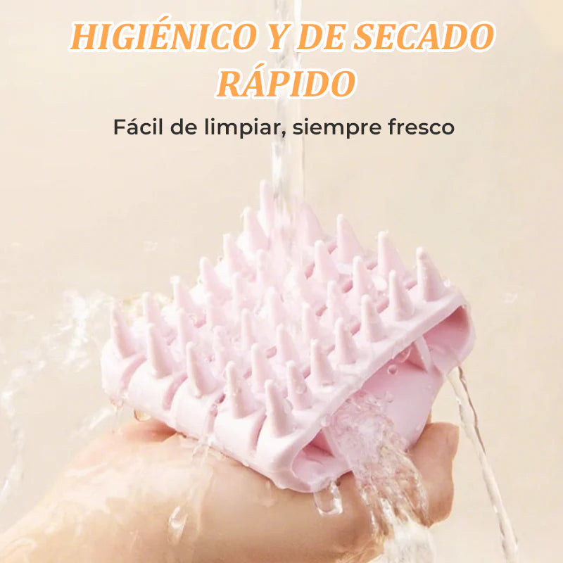 Silicone Scalp Massager – Wet & Dry Use, Shampoo Helper, Office Stress Reliever