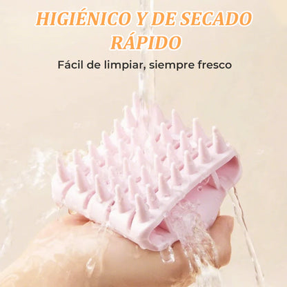 Silicone Scalp Massager – Wet & Dry Use, Shampoo Helper, Office Stress Reliever