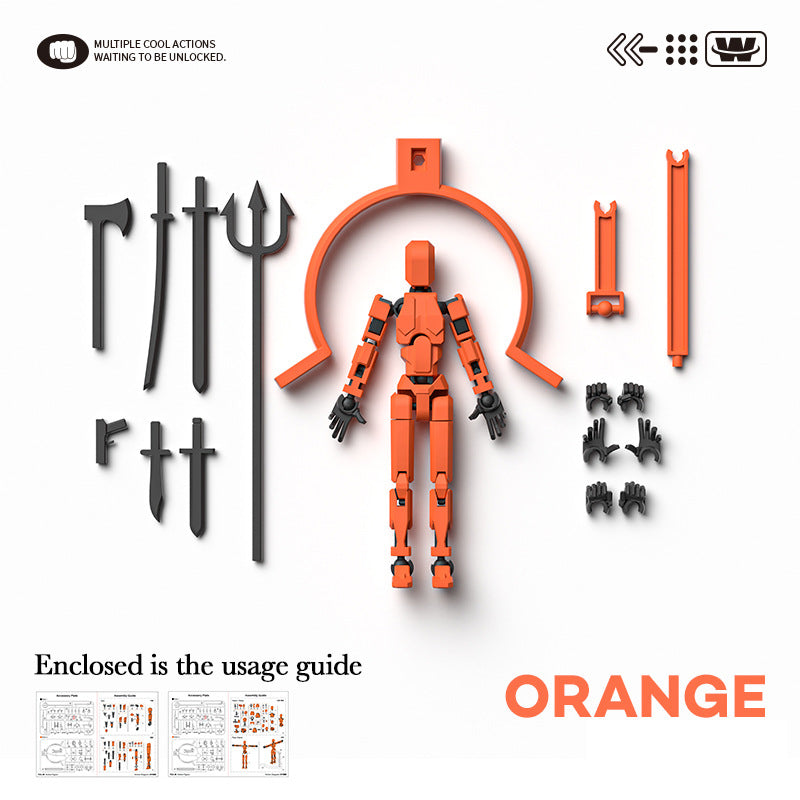 Magnetic Articulated Action Figure Poseable DIY Model Collectible
