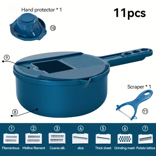 12-in-1 Multifunctional Vegetable Chopper – Easy Slicing&Grating for Everyday Cooking