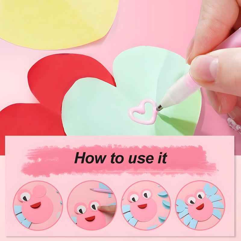 Macaron Kids DIY Glue Pen – Quick-Drying Craft Adhesive Pen