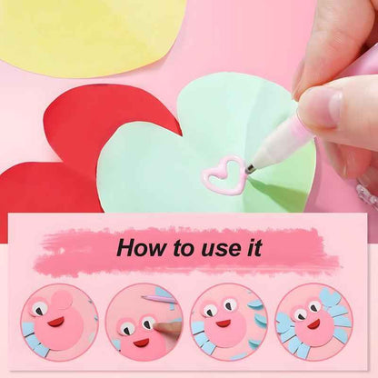 Macaron Kids DIY Glue Pen – Quick-Drying Craft Adhesive Pen