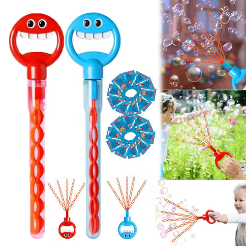 2025 Hot Sale 36 Hole Smiling Face Bubble Stick