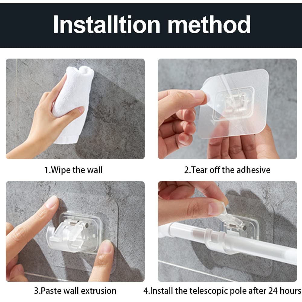 Curtain Rod Self Adhesive Hook