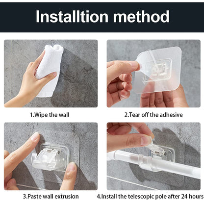 Curtain Rod Self Adhesive Hook