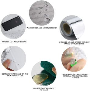 Kitchen Wall Papers Oil Proof and Water Proof