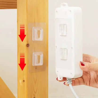 Strong Transparent AB Suction Cup Hook with Adhesive，Suitable for hanging smooth items without holes