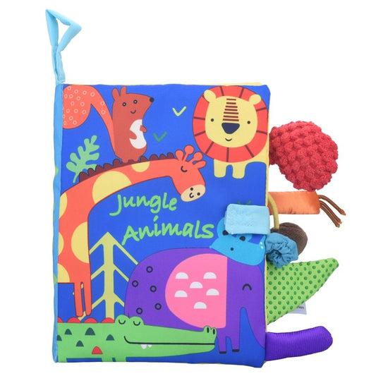 Sensory Animal Soft Cloth Book For Kids