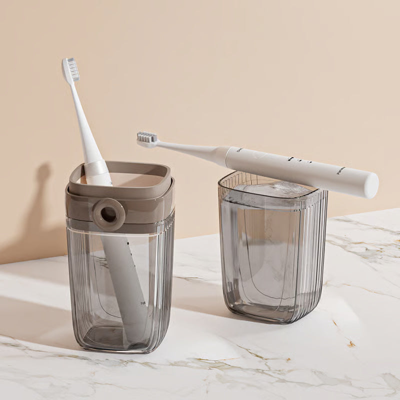 Travel Cup & Soap Box Set – 2-in-1 for Trips & Hotel Stays
