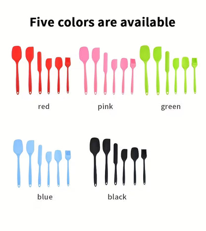 Durable & Easy-to-Clean 6PCS Silicone Kitchenware Set.