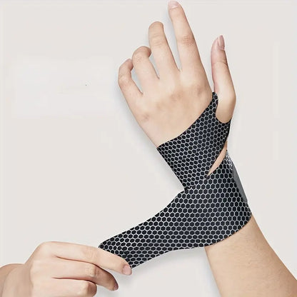Ultra Thin Adjustable Wrist Brace - Breathable Lightweight Sport & Office Use