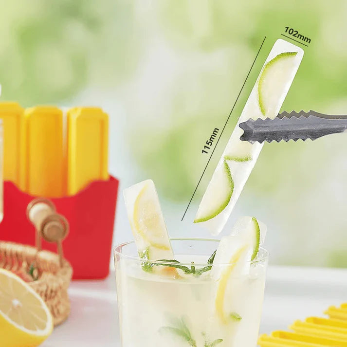 French Fry-Shaped Silicone Ice Stick Mold