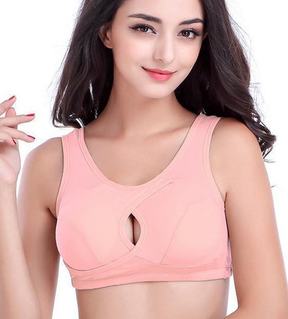 Women's Hollow-Out Sports Push-Up Bra