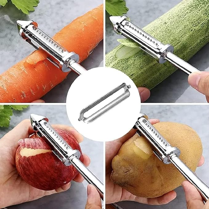 Stainless Steel Multifunctional Veggie Peeler